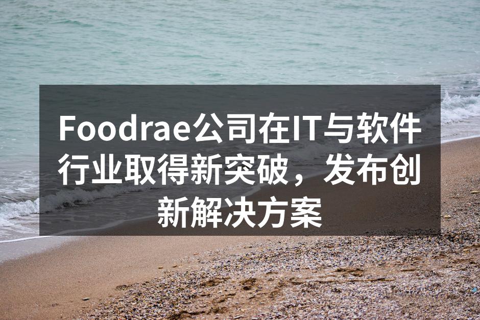 Foodrae公司在IT与软件行业取得新